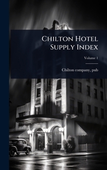 Hardcover Chilton Hotel Supply Index Book