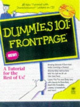 Paperback Dummies 101: FrontPage 98 [With Includes Sample Exercise Files, an FTP Program...] Book