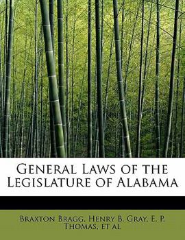 Paperback General Laws of the Legislature of Alabama Book