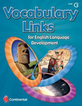 Paperback Vocabulary Links for English Language Development: Level G (Grade 7) Book