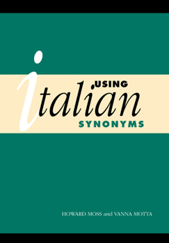 Paperback Using Italian Synonyms Book