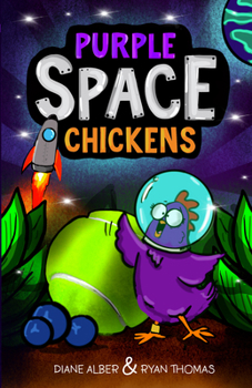Paperback Purple Space Chickens: (Purple Space Chickens: Dyslexia-Friendly Chapter Books for Kids) Book