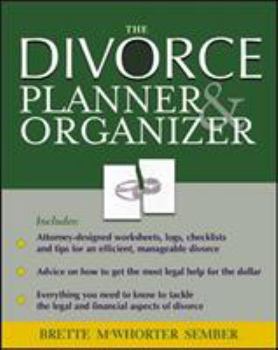 Paperback The Divorce Organizer & Planner Book