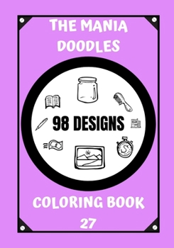 Paperback Coloring Book: The Mania Doodles Book