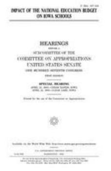 IMPACT OF THE NATIONAL EDUCATION BUDGET ON IOWA SCHOOLS