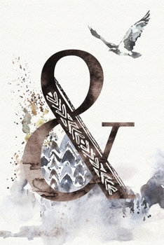 Monthly Planner with Ampersand: Undated Calendar (Ethnic Design)