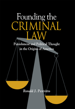 Hardcover Founding the Criminal Law Book
