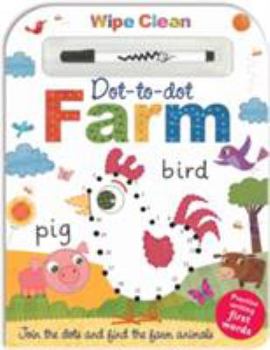 Board book Dot to Dot Farm (Wipe Clean Dot-to-Dot) Book