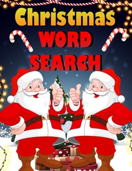 Paperback Christmas word search.: Easy Large Print Puzzle Book for Adults, Kids & Everyone for the 25 Days of Christmas. Book