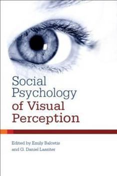 Hardcover Social Psychology of Visual Perception Book