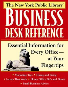 Paperback New York Public Library Business Desk Reference Book