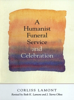 Paperback A Humanist Funeral Service and Celebration Book