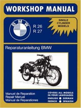 Paperback BMW Motorcycles Factory Workshop Manual R26 R27 (1956-1967) Book