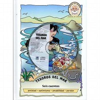 Hardcover Tesoros del Mar: A Collection of Six Stories with Audio CD [Spanish] Book