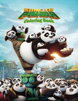 Paperback Kung Fu Panda: Coloring Book for Kids and Adults, Activity Book, Great Starter Book for Children Book