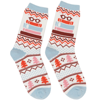 Gift Tbr Book Stack Cozy Socks - Small Book