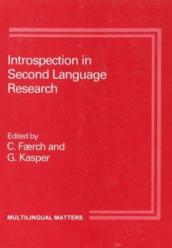 Paperback Introspection in 2nd Language Research Book