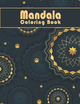 Paperback Mandala coloring book: with Easy and Simple Mandala Patterns for Kids or Adults Book