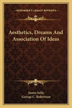 Paperback Aesthetics, Dreams And Association Of Ideas Book