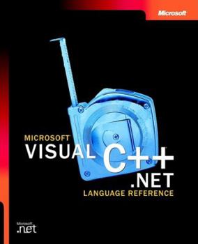 Paperback Microsoft Visual C++ .Net Language Reference Book
