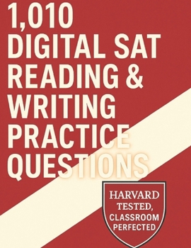 Paperback 1,010 Digital SAT Reading & Writing Practice Questions Book