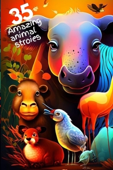 Paperback 35 Amazing Animal Stories for Young Explorers Book