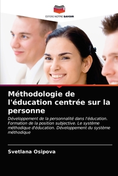Paperback Méthodologie de l'éducation centrée sur la personne [French] Book