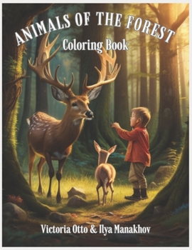 Paperback Animals of the Forest: Coloring Book [Spanish] Book