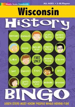 Hardcover Wisconsin History Bingo Game! Book