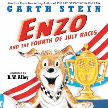Hardcover Enzo and the Fourth of July Races Book