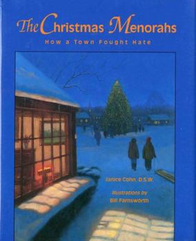 Paperback Christmas Menorahs : How a Town Fought Hate Book