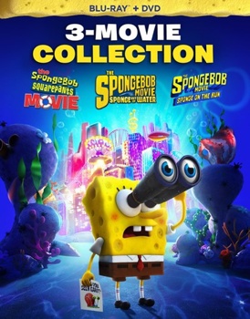 Blu-ray The Spongebob Squarepants 3-Movie Collection Book
