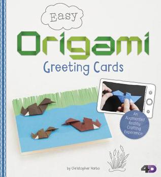 Hardcover Easy Origami Greeting Cards: An Augmented Reality Crafting Experience Book