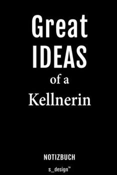 Paperback Notizbuch f?r Kellner / Kellnerin: Originelle Geschenk-Idee [120 Seiten liniertes blanko Papier] [German] Book