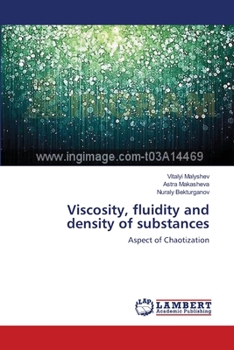 Paperback Viscosity, fluidity and density of substances Book