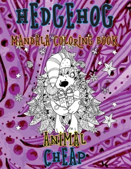 Paperback Mandala Coloring Book Cheap - Animal - Hedgehog Book
