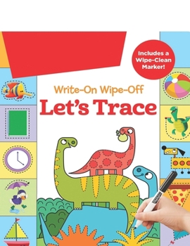 Paperback Write-On Wipe-Off Let's Trace Book