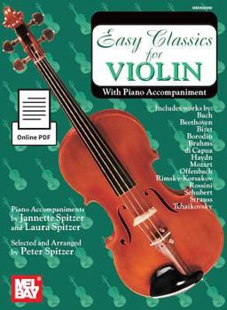 Paperback Easy Classics for Violin - With Piano Accompaniment Book