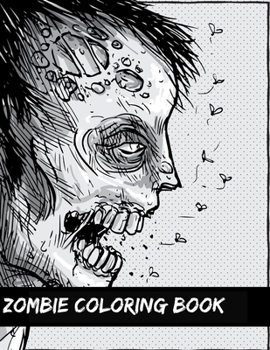 Paperback Zombie Coloring Book: Cartoon Horror Zombie Halloween Book to Color Book
