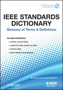 Paperback IEEE Standards Dictionary: Glossary of Terms and Definitions Book