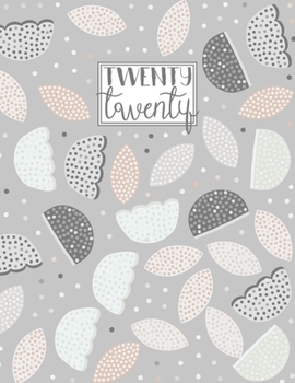 2020: A4 Diary Week on 2 Pages to View WO2P Journal | Horizontal Weekly Planner | Neutral Grey Tan Folk Art Flowers (A4 2020 Weekly Diaries)