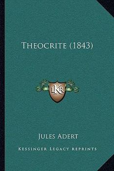 Paperback Theocrite (1843) [French] Book