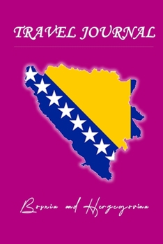 Travel Journal | Bosnia and Herzegovina | 50 Half Blank Pages |
