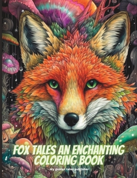 Paperback Fox Tales An Enchanting Coloring Book: adult coloring book