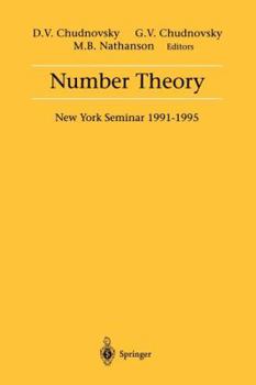 Number Theory: New York Seminar, 1991-1995