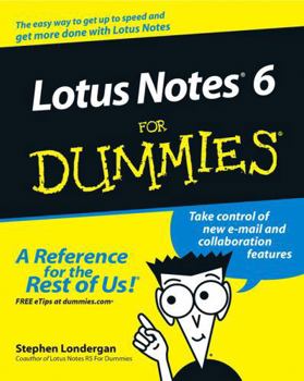Paperback Lotus Notes R6 For Dummies Book