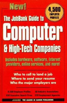 Paperback Jobbank-Computer & High Tech Companies Book