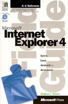 Paperback Microsoft Internet Explorer 4 Field Guide (POCKET GUIDE (MICROSOFT)) Book
