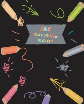 Paperback ABC coloring book: Letters and Word Tracing Notebook for Kindergarten and Preschool Kids: Coloring book for kids, Cute Cartoon Forest Ani Book