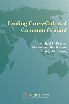 Paperback Finding Cross-Cultural Common Ground Book